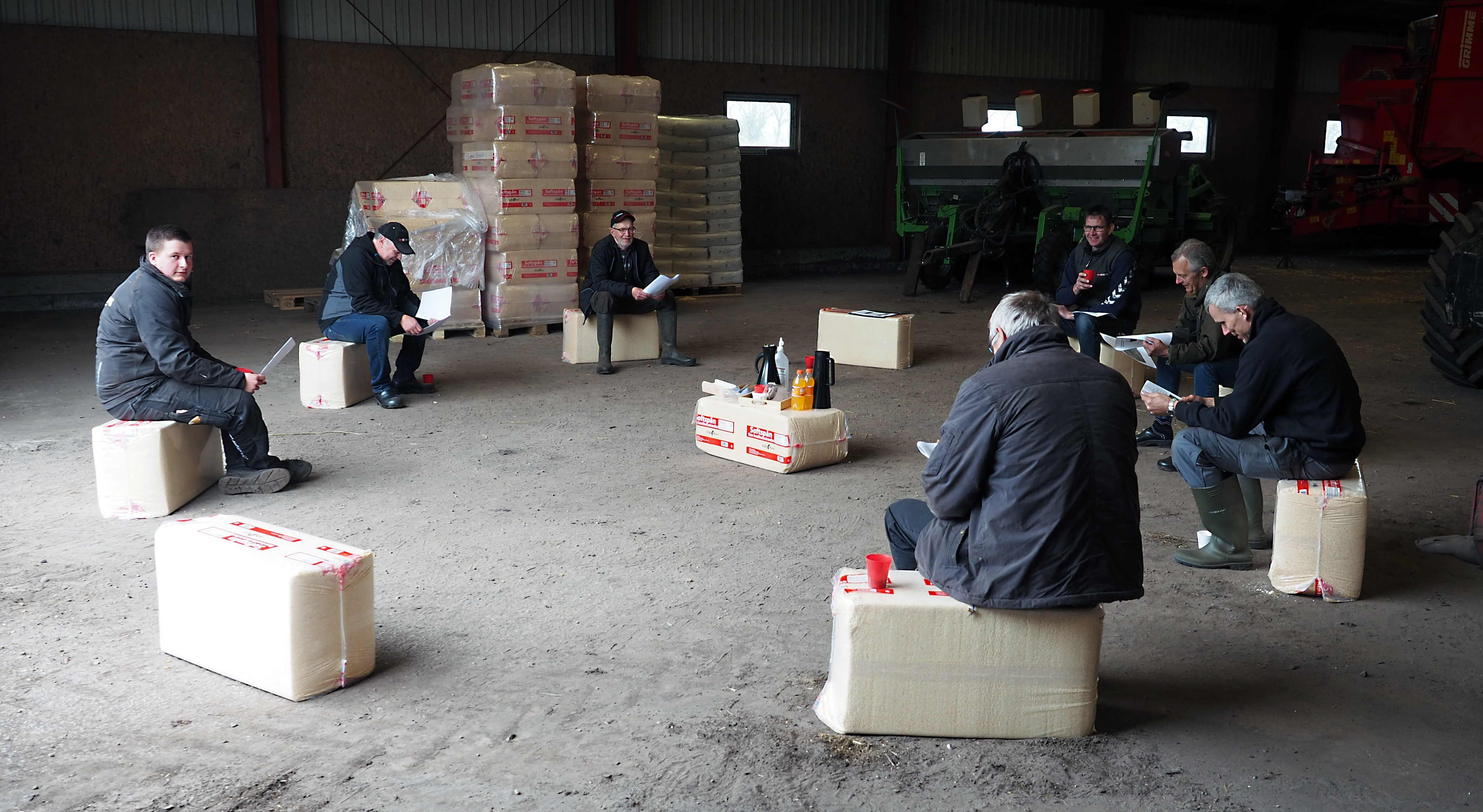 Med god afstand og portionsanretning