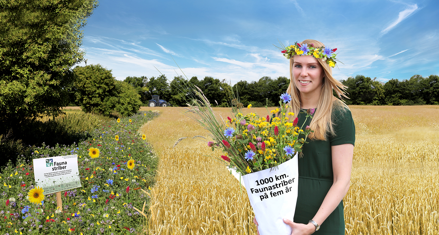 1000 km Faunastriber på fem år