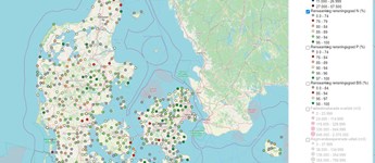 Nyt Danmarkskort med oplysninger om spildevand