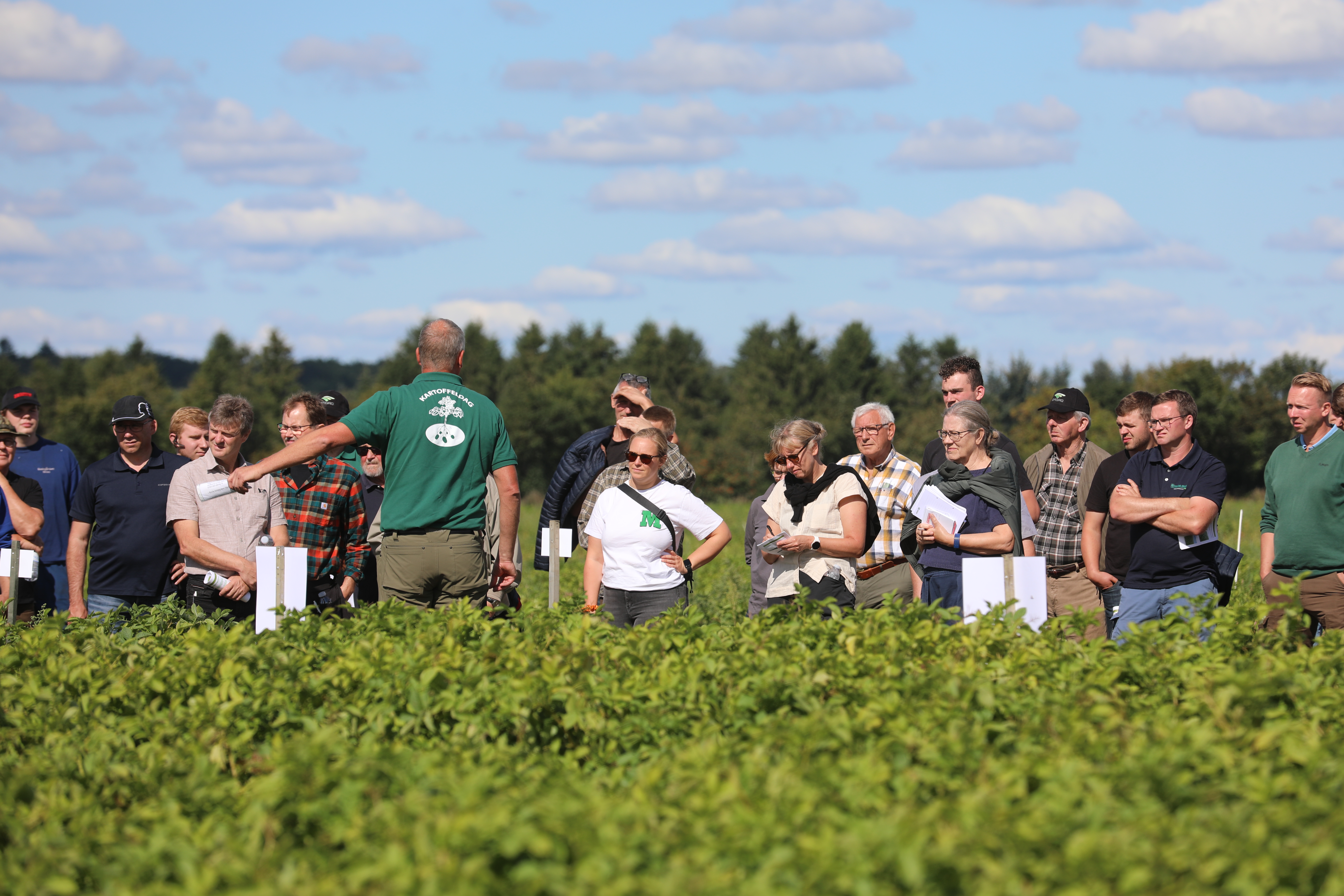Kartoffeldagen i høj sol og med imponerende fremmøde
