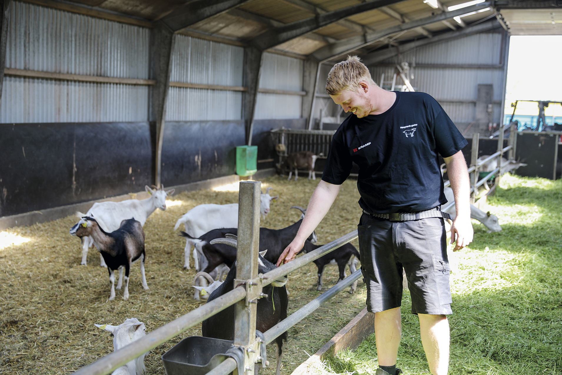 Smidt ud af landbrugsskolen: Nu med egen gård, mejeri og gedeglamping
