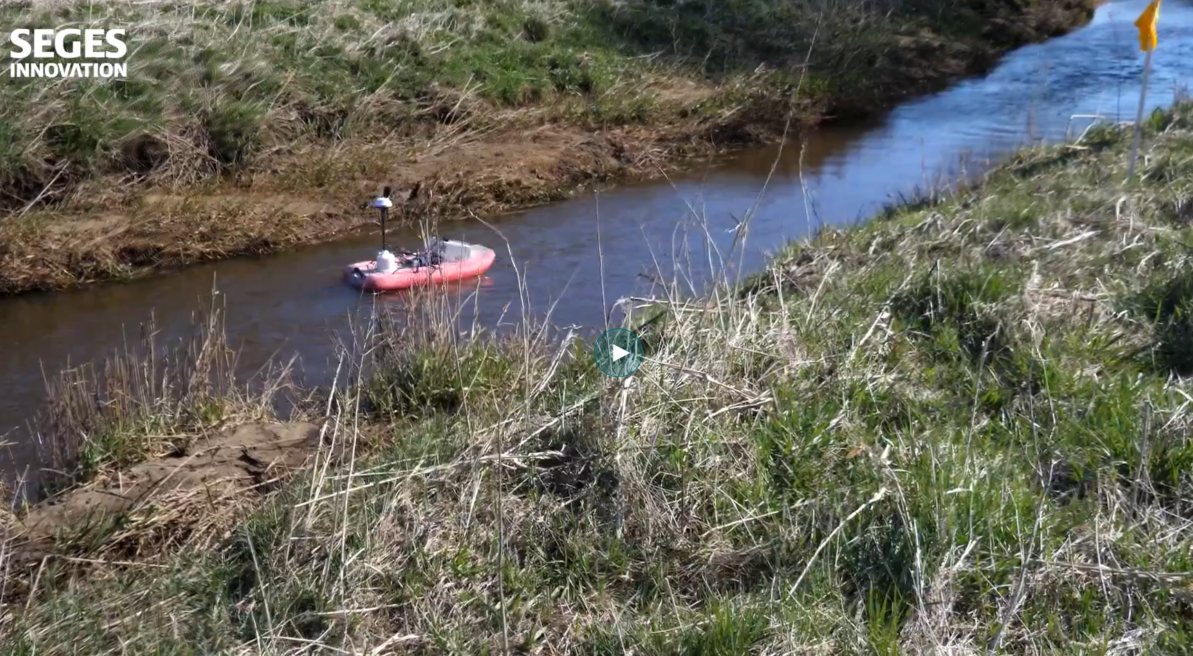 Alt fra droneopmåling af vandløb til udtagning af lavbundsjord