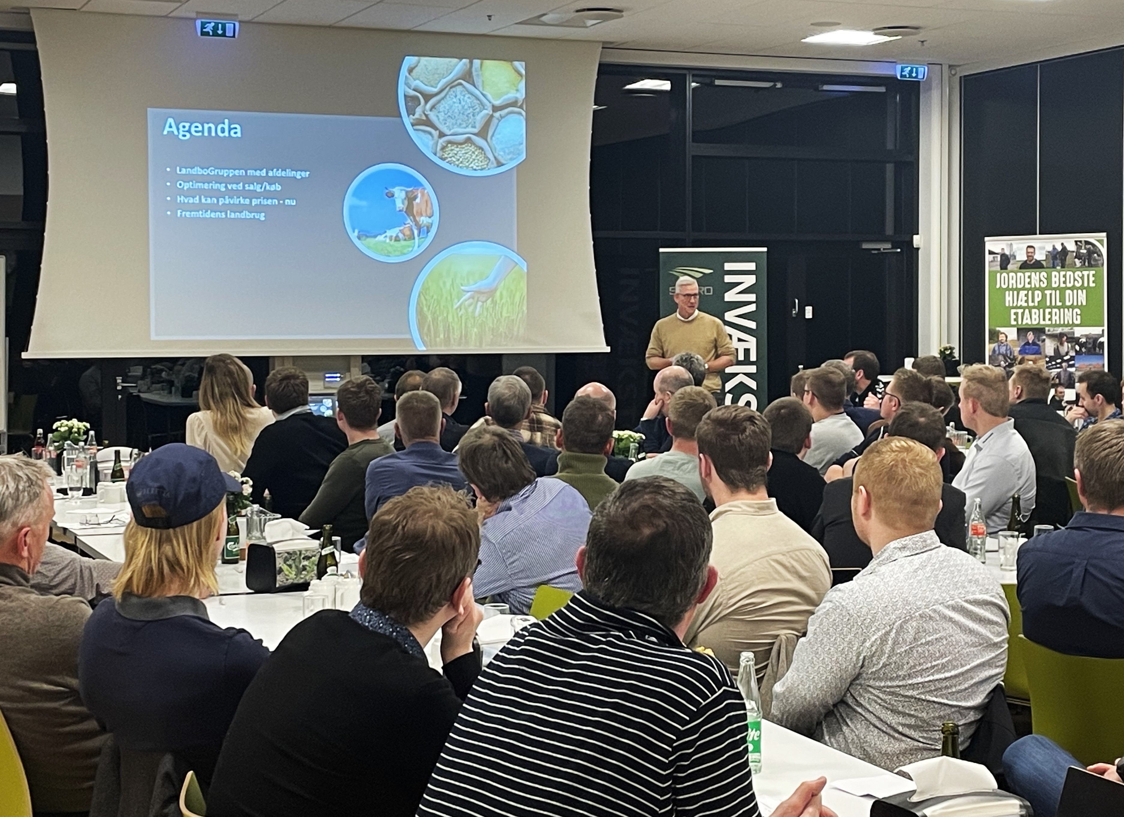 Interessen er stor for at investere i fremtidens danske landbrug: Flot fremmøde ved SAGROs Invækstormøde