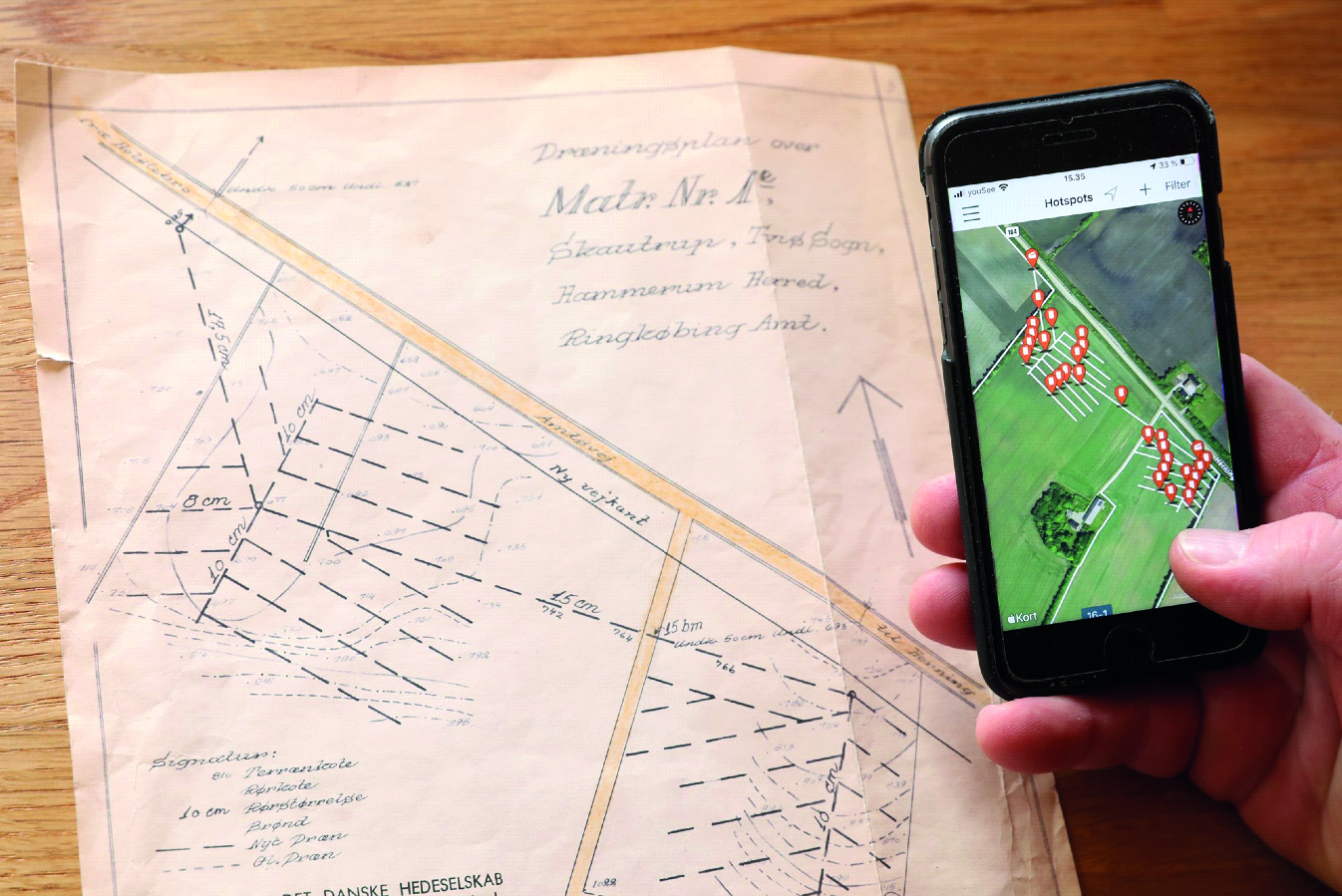 Digitalisér dine drænkort, og vær på forkant med problemerne