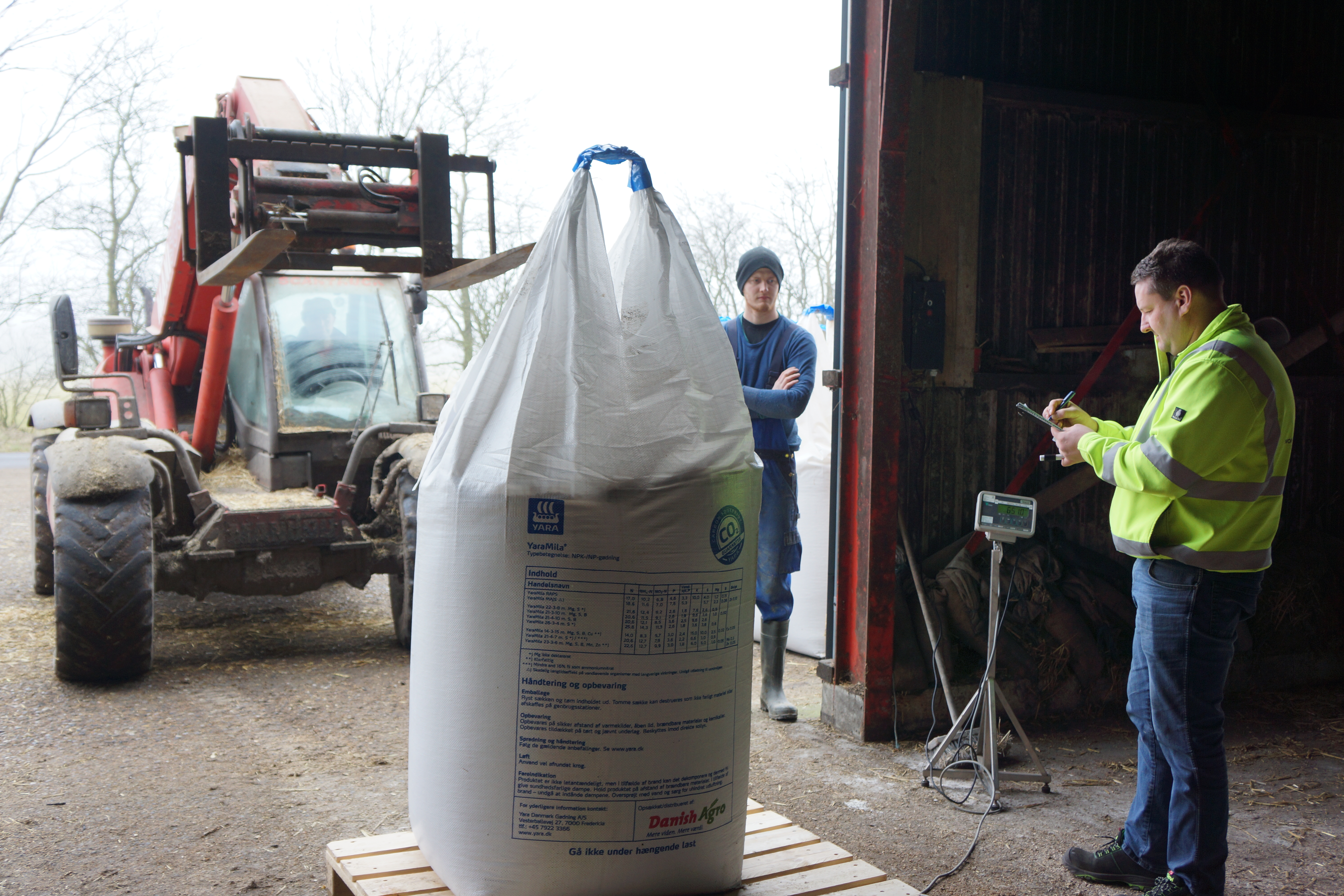 I år stemmer vægten i gødningssækkene