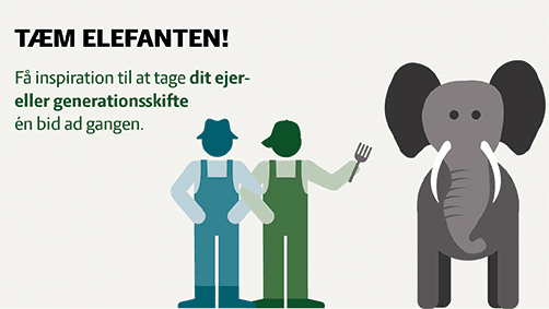 Spis elefanten én bid ad gangen