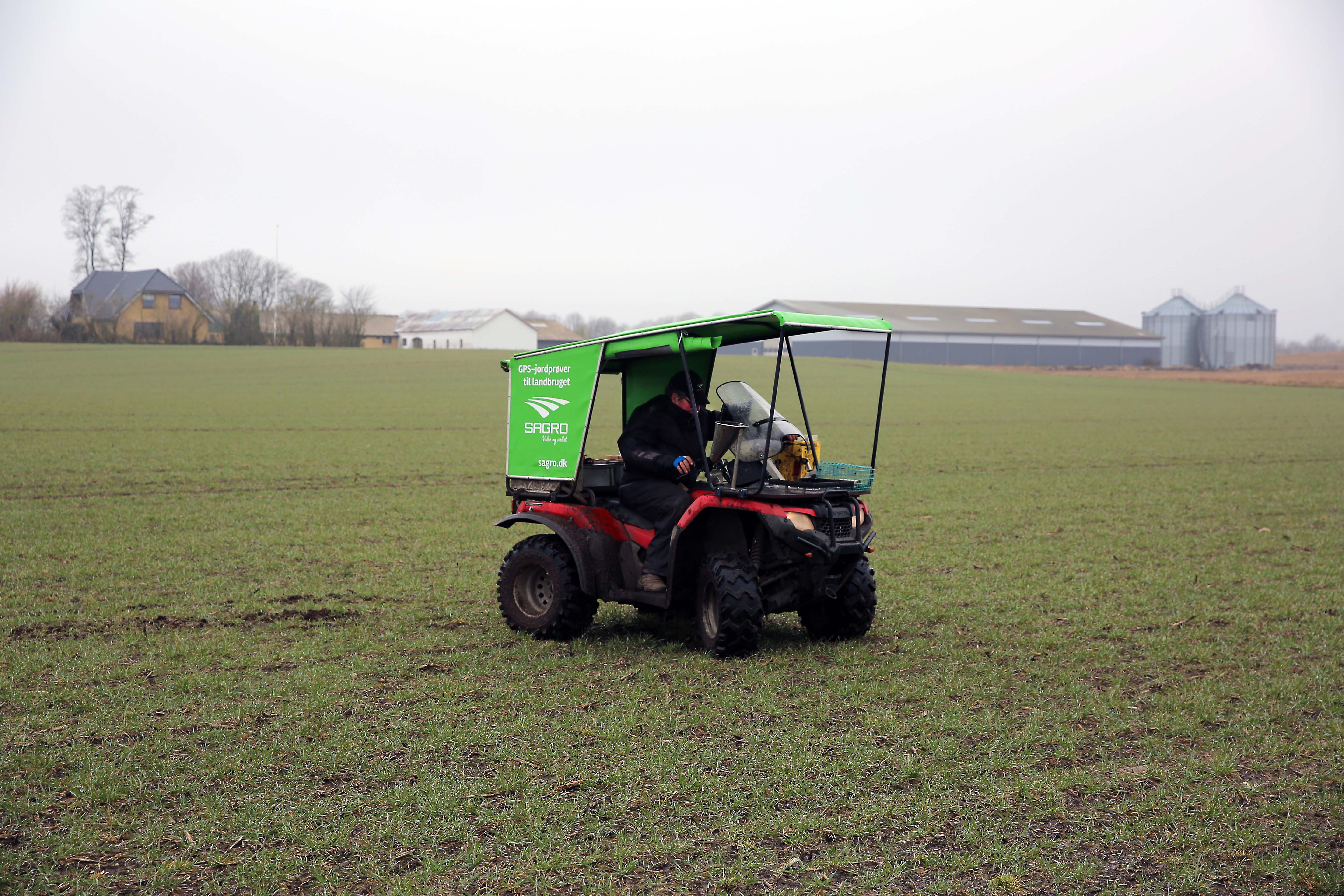 Pres på jordprøverne