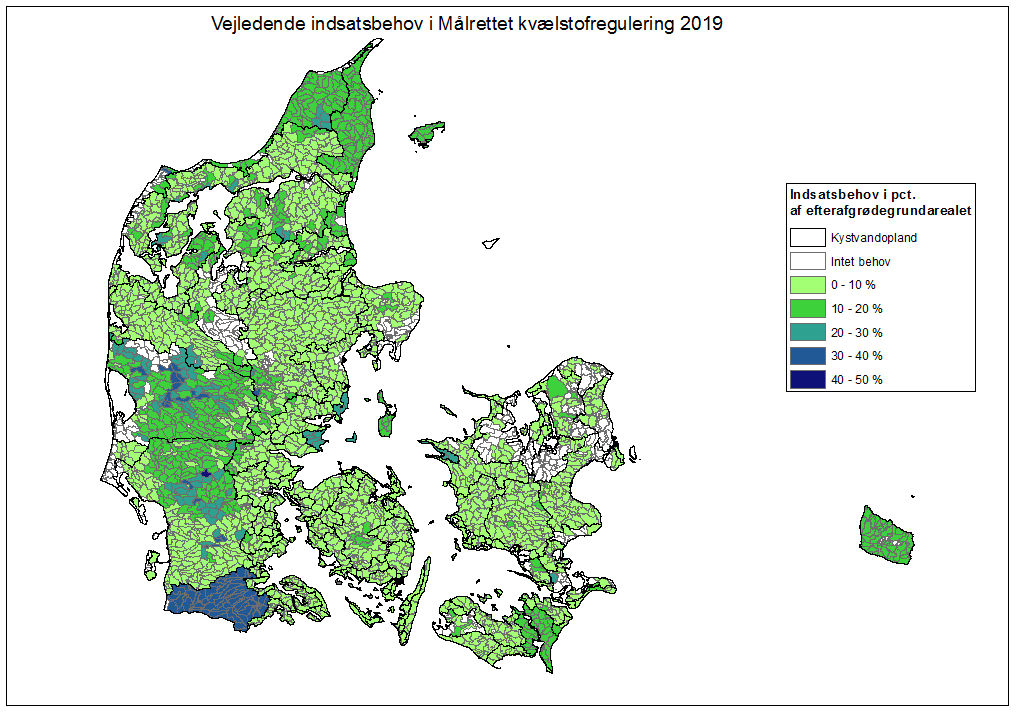 Målrettede efterafgrøder 2019  samt  ”først-til-mølle”-princippet