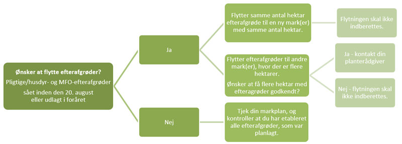 Flytning af efterafgrøder – frist 10. september
