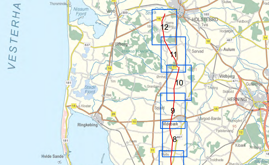 Her går den vestjyske elmotorvej